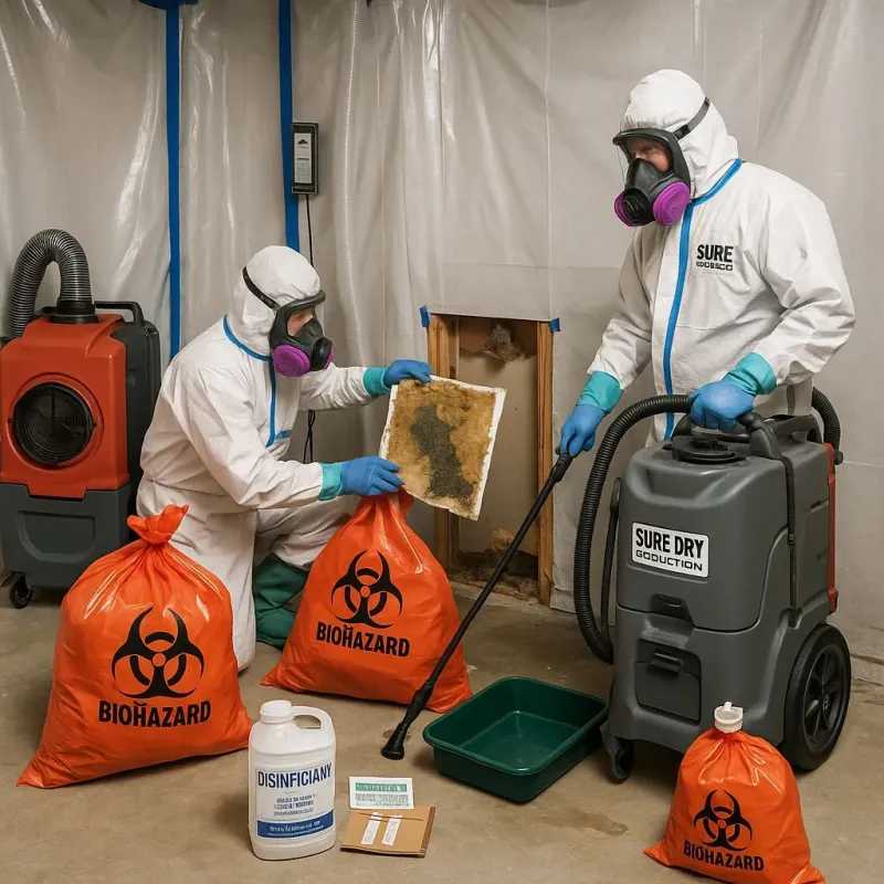Contaminated Water Handling Protocols process in Rector, AR